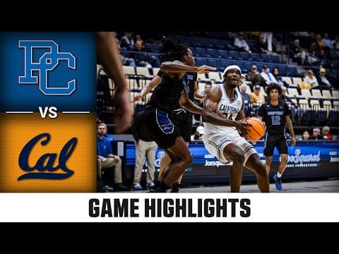 Presbyterian vs Cal Game Highlights | 2025-26 ACC Men's Basketball