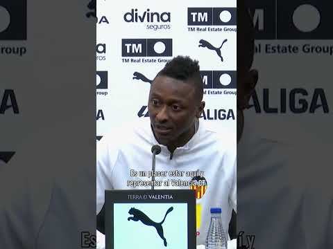 🗣️ Sadiq: “Estoy muy feliz de volver aquí. Es un placer estar aquí y representar al Valencia CF”