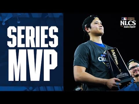 Shohei Ohtani wins NLCS MVP after fueling the Dodgers to a series sweep 🏆 | 大谷翔平 ハイライト