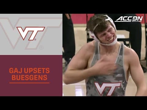 Virginia Tech's Collin Gaj Upsets NC State's Koy Buesgens