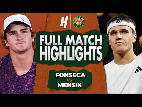 Joao Fonseca vs Jakub Mensik - FULL Quarterfinal Highlights | Roland Garros 2026