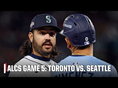 ALCS Game 5 Highlights 🔱 Mariners GRAND SLAM regains 3-2 series lead vs. Blue Jays | ESPN MLB