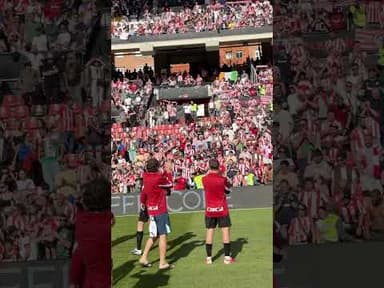 📈 ¡Todo suma! Increíble la afición del Athletic Club en Vallecas.