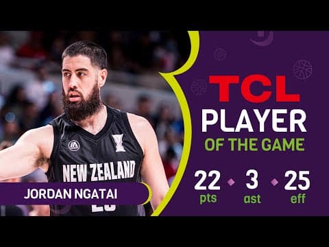 Jordan Ngatai (22 PTS) | TCL Player Of The Game | PHI vs NZL | FIBA Asia Cup 2025