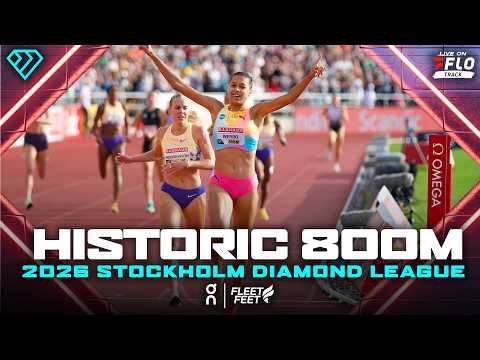 Audrey Werro & Keely Hodgkinson Run Historic 800m | 2026 Stockholm Diamond League