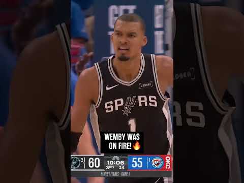 ALIEN ACTIVITY LAST NIGHT 👽 #nbaplayoffs #nba #spurs #victorwembanyama