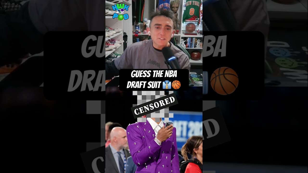 Guess The NBA Draft Suit 👔🏀