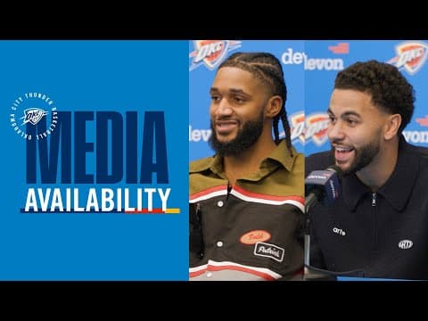 Isaiah Joe & Ajay Mitchell on Setting the Tone vs the Warriors | Post Game Media | November 11, 2025