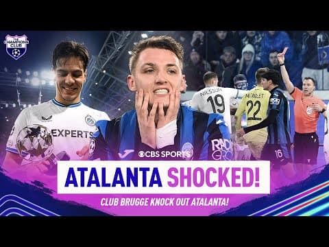 "The more deserving team" | Atalanta BOUNCED by Brugge | Gasperini’s side BOMBARDED in Bergamo