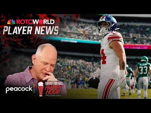 Implications of 'brutal' Cam Skattebo injury for NYG | Fantasy Football Happy Hour | NFL on NBC