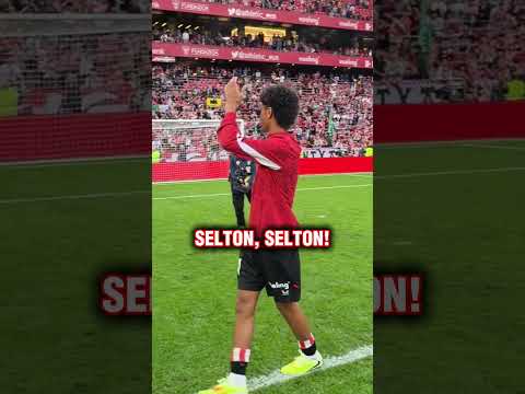 😍 ¡Primera gran ovación de San Mamés para Selton!