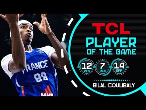 Bilal Coulibaly (12 PTS) | TCL Player Of The Game | BEL 🇧🇪 vs FRA 🇫🇷 | FIBA EuroBasket 2025