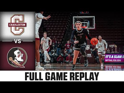 Charleston vs. Florida State Full Game Replay | 2025-26 ACC Women's Basketball