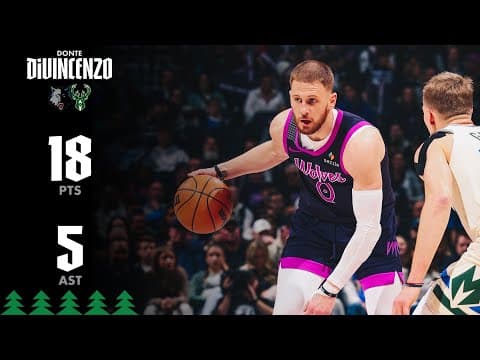 Donte DiVincenzo 18 POINTS Vs. Milwaukee Bucks | 12.21.25
