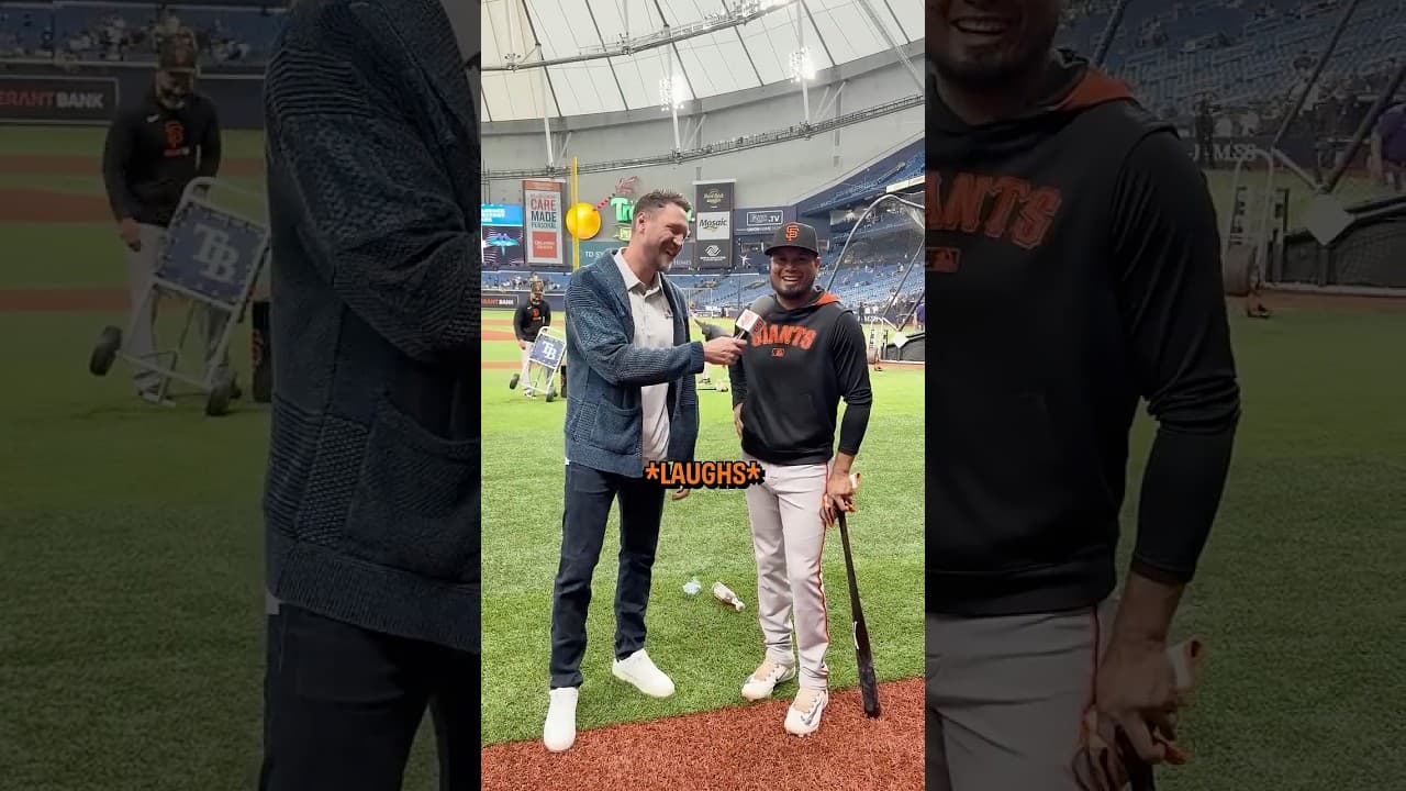@hunterpence catches up with Luis Arraez 🎙️