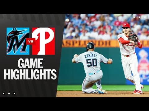 Marlins vs. Phillies Game Highlights (9/23/25) | MLB Highlights