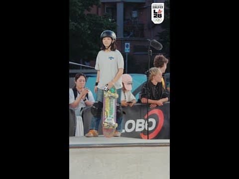 Hasegawa Mizuho storms to first place at the WST Park World Cup in Ostia! 🇯🇵 🛹