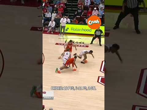 Ebuka Okorie showed out for Stanford once again 🙌 #stanford #collegebasketball #accbasketball