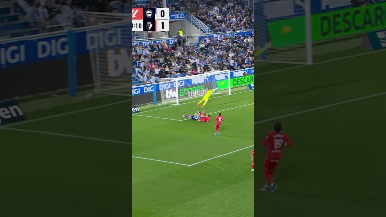 Los 14 goles en LALIGAEASPORTS de Toni Martínez ⚽️🔥 #alaves #futbol #shorts