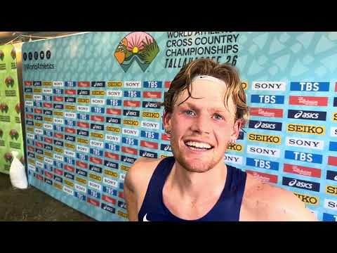 Parker Wolfe Speaks On 12th-Place, Top American Finish At 2026 World Cross Country Championships