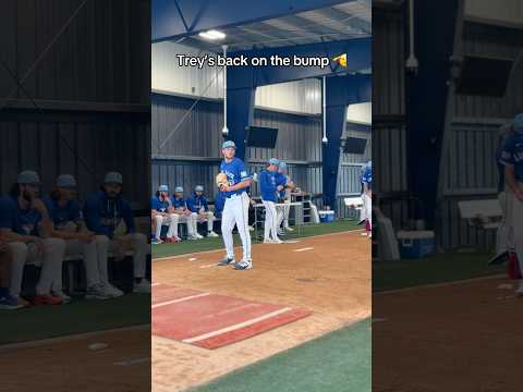 Trey Yesavage is back to business 😤 #MLB #BlueJays #Toronto #SpringTraining