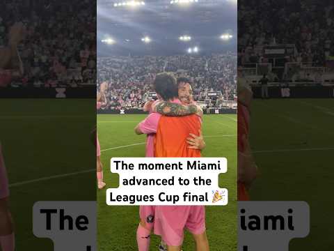 What a feeling!🎉 @intermiamicf back in the finals