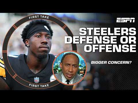 Stephen A. is very concerned about the Steelers' defense 👀 ‘They are already depleted!’ | First Take