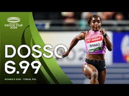 Zaynab Dosso STORMS to 6.99 national record over 60m | World Indoor Tour Gold 26
