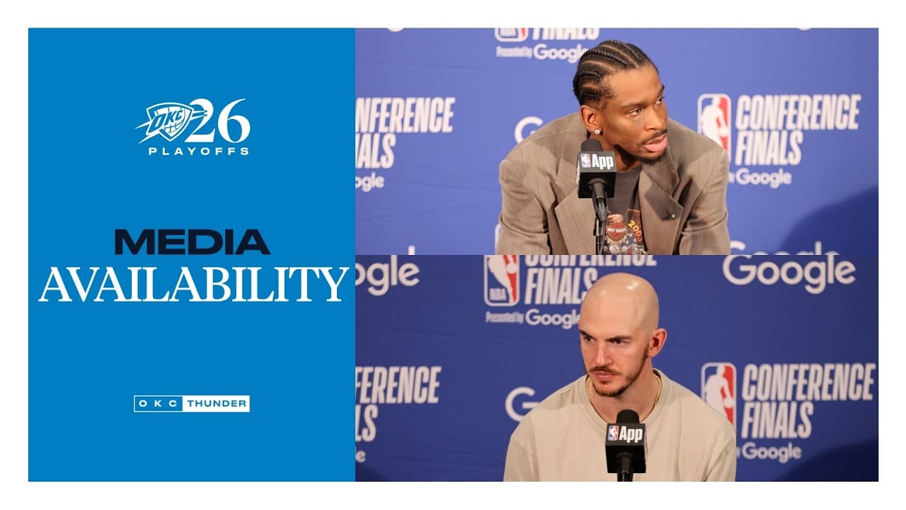 SGA and Alex Caruso After Game 6 | Playoffs | WCF Game 6 | Postgame Media | May 28, 2026