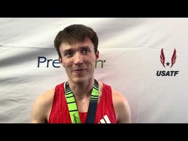 Nathan Green Breaks Down Thrilling 1500m After 1st Place at U.S. Indoor Championships