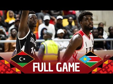 Group Phase | Libya v South Sudan | Full Basketball Game | FIBA AfroBasket 2025