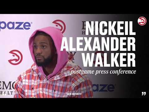 Hawks vs. Wizards Postgame Press Conference: Nickeil Alexander-Walker