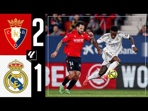 HIGHLIGHTS | Osasuna 2-1 Real Madrid | LaLiga