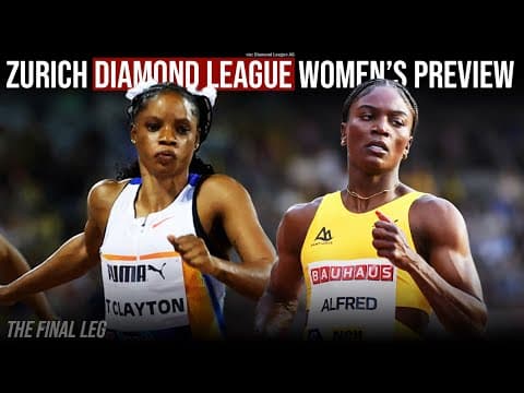 Can Tia Clayton UPSET Julien Alfred to Win the Diamond League 100m? Zurich DL Women’s Preview