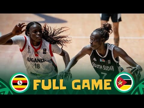 Quarter-Finals | Uganda v South Sudan | Full Basketball Game | FIBA Women's AfroBasket 2025