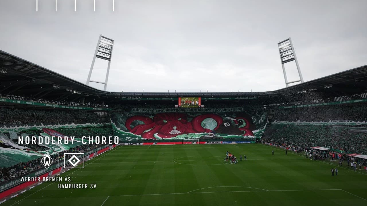 NORDDERBY-CHOREO I Komplette Choreo I SV Werder Bremen vs. Hamburger SV