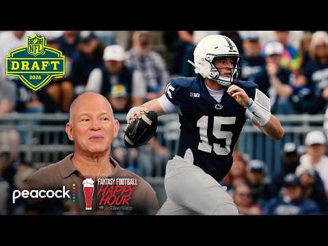 Steelers draft Drew Allar as Rodgers' future is uncertain | Fantasy Football Happy Hour | NFL on NBC