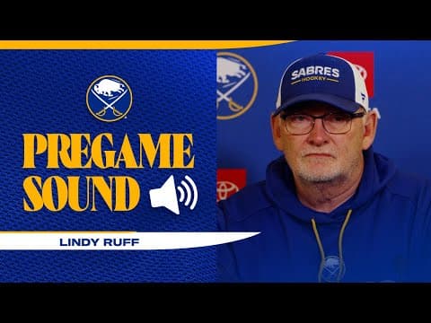 "We Just talk About The Importance Of One Game" | Lindy Ruff Speaks To The Media After Morning Skate