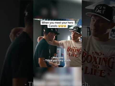 Alejandro Merino has cystic fibrosis and through My Wish had the chance to train with Canelo 🙌