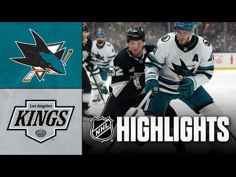Sharks vs. Kings | NHL Highlights | January 07, 2026