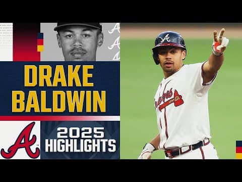 Drake Baldwin is the 10th Braves player to win NL Rookie of the Year 💪 (Full 2025 season highlights)