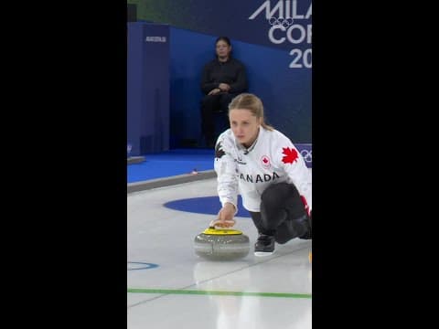 Team Canada is bringing the heat to the ice 🥌🇨🇦 #MilanoCortina2026