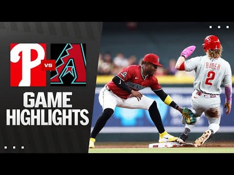 Phillies vs. D-backs Game Highlights (9/21/25) | MLB Highlights