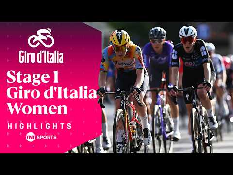 UNSTOPPABLE 🔥 | 2026 Giro d'Italia Women Stage 1 Race Highlights | TNT Sports Cycling