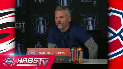 CAR@MTL R3G4: Martin St-Louis' pregame media ops | FULL PRESS CONFERENCES