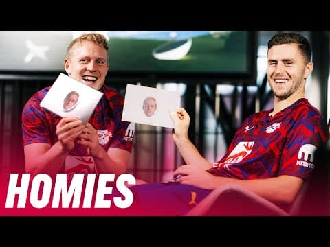 "He's my player in Kickbase!" 😂 | Homies with Xaver Schlager & Christoph Baumgartner