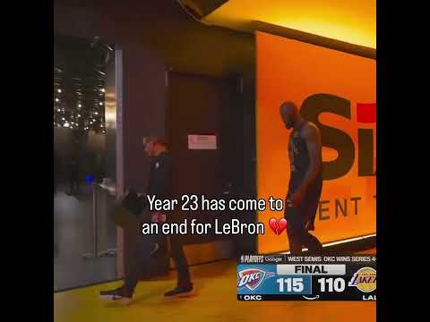 Will this be the last time we see LeBron in a Laker uniform?
