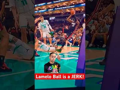 Lamelo Ball is a JERK! #nba #shorts #fyp #basketball #trending