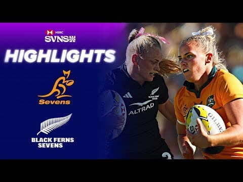 Australia v New Zealand Highlights | HSBC SVNS Perth | Women's Cup Final