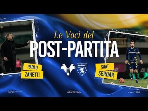 Serie A Enilive 2025/26 | Le voci del post partita: Zanetti e Serdar
